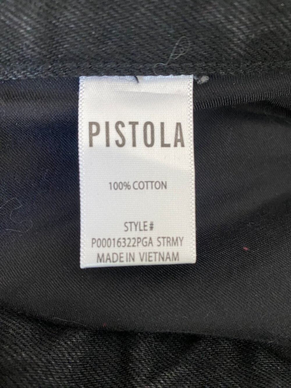 Pistola Cassie Super High Rise Straight Jean in Stormy 28P - Picture 8 of 10